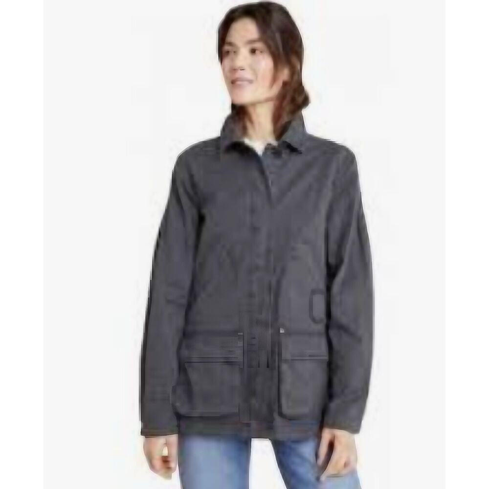 Y2K Anthropologie Unisex Jacket Utility Outdoors Button Denim Oversize Boho Med - Picture 16 of 16